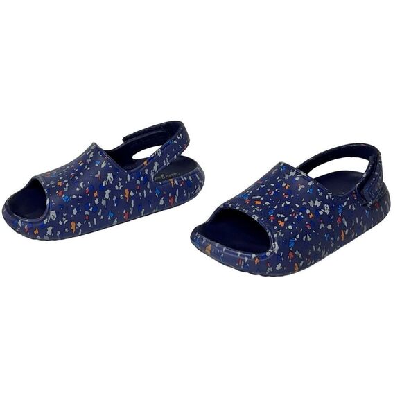 Cat & Jack Wynne Footbed Foam Sandal sz 9 Blue Dot Toddler - Picture 4 of 9